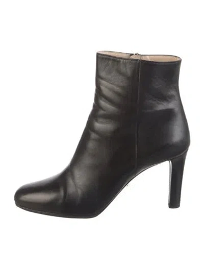 Pre-owned Prada Leather Boots In Black