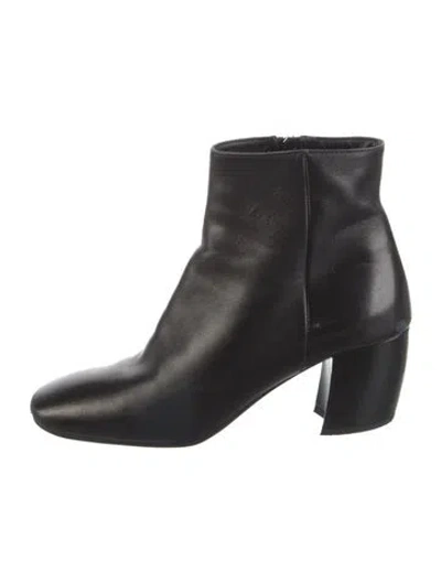 Pre-owned Prada Leather Boots In Black