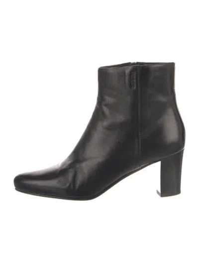 Pre-owned Prada Leather Boots In Black