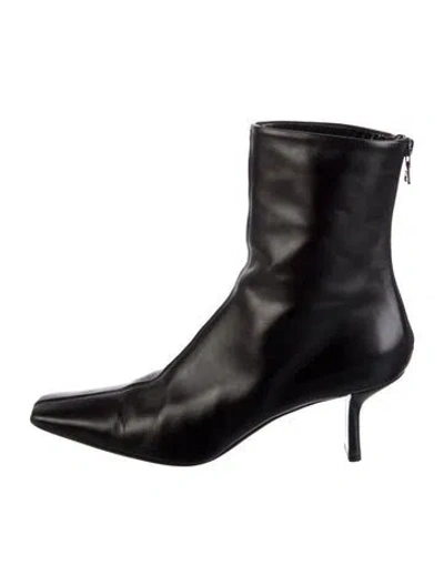 Pre-owned Prada Leather Boots In Black