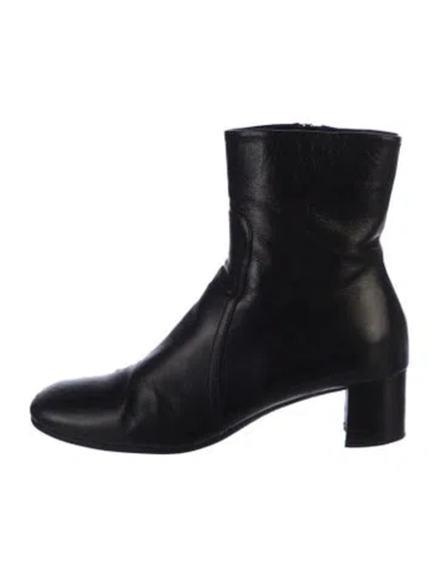 Pre-owned Prada Leather Boots In Black