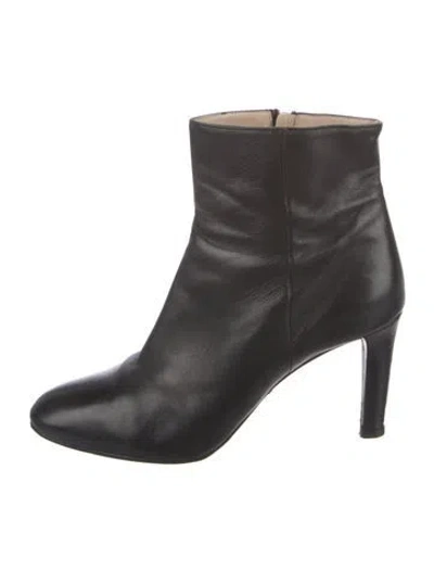 Pre-owned Prada Leather Boots In Black