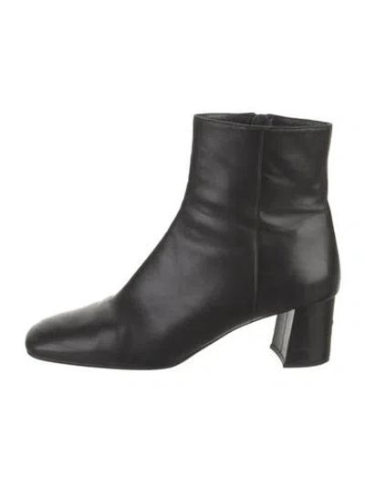 Pre-owned Prada Leather Boots In Black