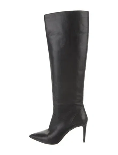 Pre-owned Prada Leather Boots In Black