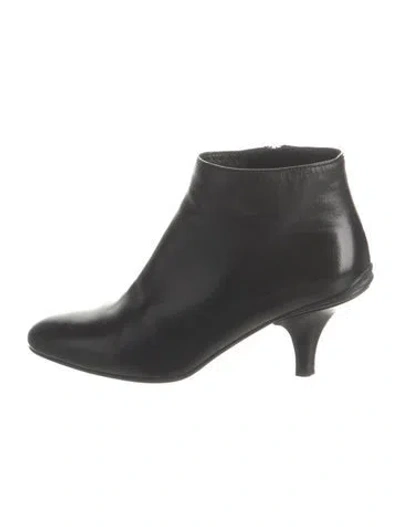 Pre-owned Prada Leather Boots In Black