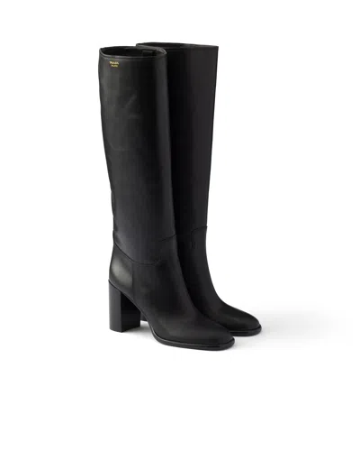 PRADA LEATHER BOOTS