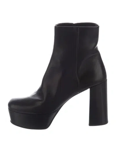Pre-owned Prada Leather Boots In Black