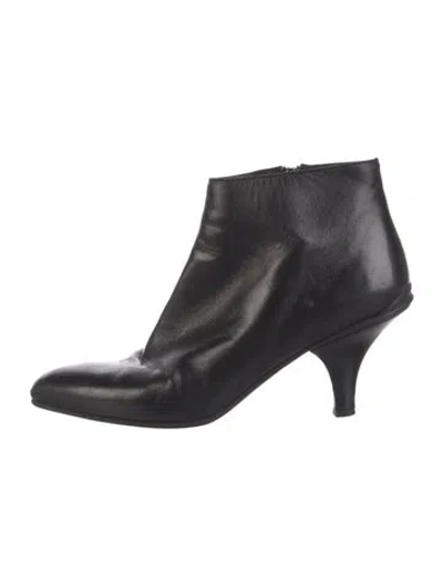 Pre-owned Prada Leather Boots In Black