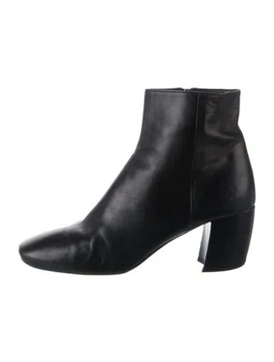 Pre-owned Prada Leather Boots In Black
