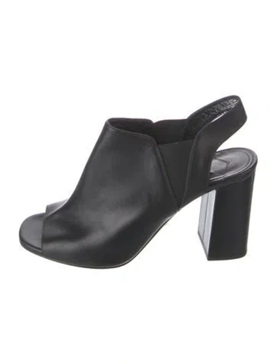 Pre-owned Prada Leather Boots In Black