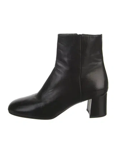 Pre-owned Prada Leather Boots In Black