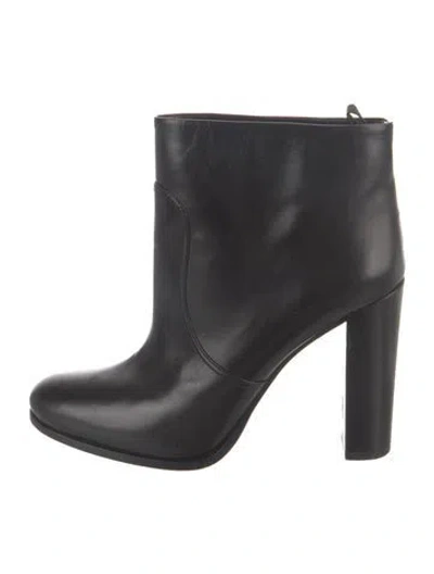 Pre-owned Prada Leather Boots In Black