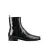Prada Leather Boots In Black