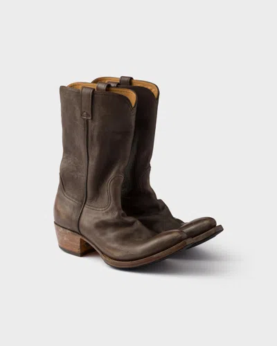 PRADA STIEFEL AUS LEDER