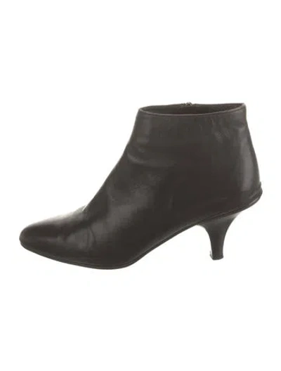 Pre-owned Prada Leather Boots In Brown
