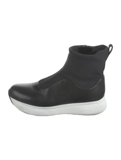 Pre-owned Prada Leather Boots In Multi