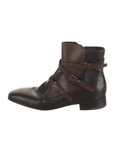 Pre-owned Prada Leather Boots In Multi