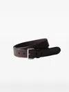 Prada Antiqued Leather Belt
