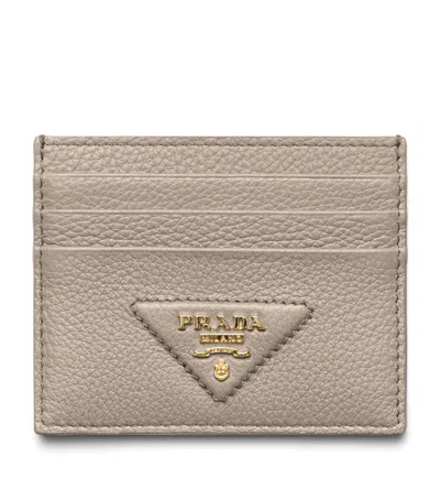 PRADA LEATHER CARD HOLDER