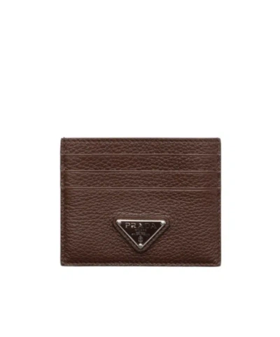 PRADA LEATHER CARD HOLDER