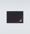 Prada Leather Card Holder In Black