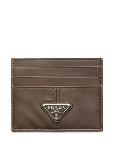 PRADA LEATHER CARD HOLDER
