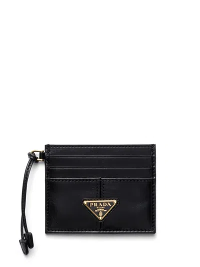 PRADA LEATHER CARD HOLDER