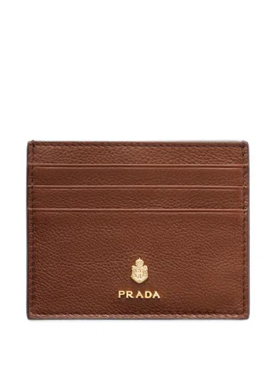 PRADA LEATHER CARD HOLDER