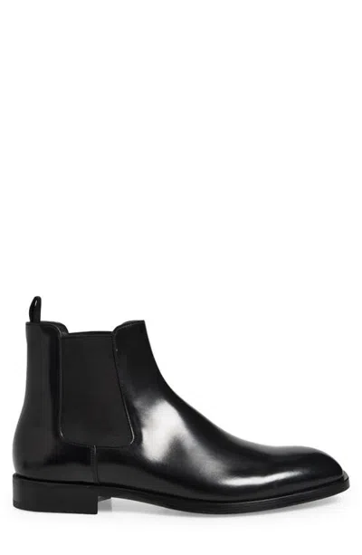 Prada Leather Chelsea Boot In Animal Print