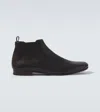 Prada Ankle Boots With Elastic Side Panels In Black