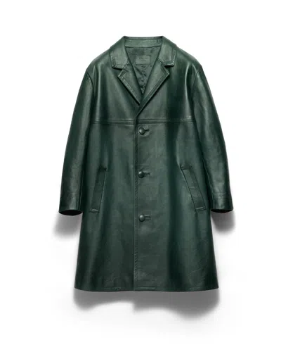 PRADA LEATHER COAT