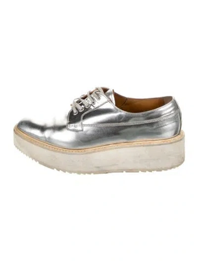 Pre-owned Prada Leather Colorblock Pattern Sneakers