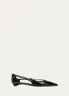 Prada Woman Black Flats In F0002 Nero