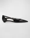 Prada Woman Black Flats In Nero