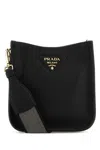 Prada 'hobo' Small Crossbody Bag In Black