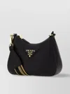 Prada Logo Printed On Strap Shoulder Bag