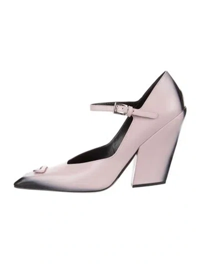Pre-owned Prada Leather D'orsay Pumps In Pink