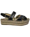 Prada Leather Espadrille Platform Slingback Sandal (authentic Pre-loved)