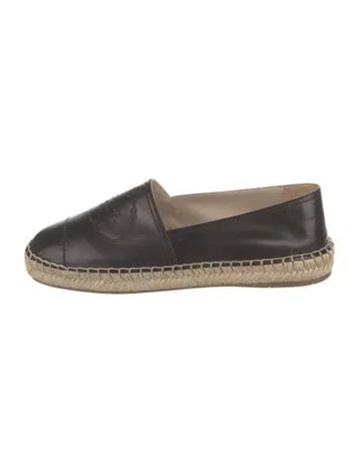 Pre-owned Prada Leather Espadrilles