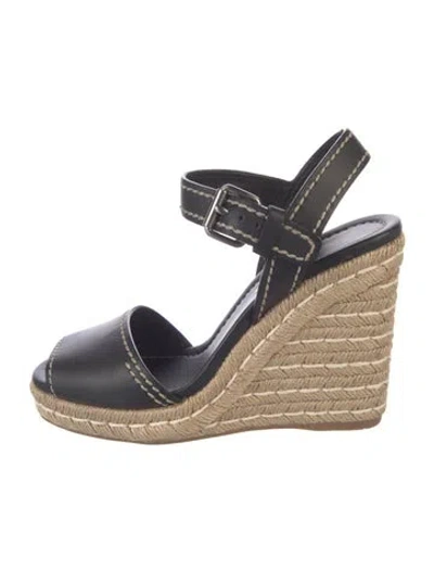 Pre-owned Prada Leather Espadrilles