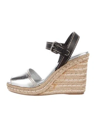 Pre-owned Prada Leather Espadrilles In Multi