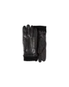 Prada Leather Gloves In Black