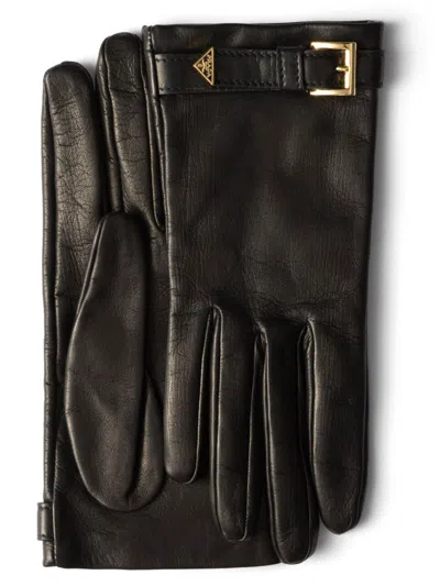 PRADA LEATHER GLOVES