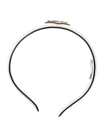 Pre-owned Prada Leather Hairband In Multi