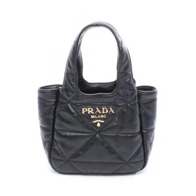 Pre-owned Prada Leather Handbag () In Black