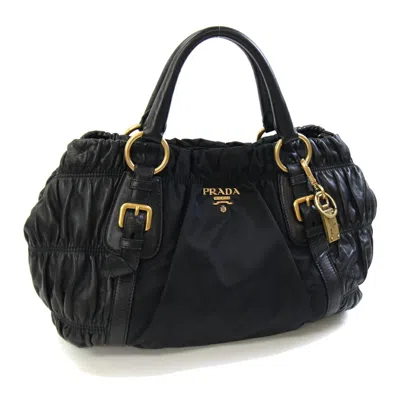 Pre-owned Prada Leather Handbag () In Black