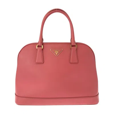 Pre-owned Prada Leather Handbag () In Pink