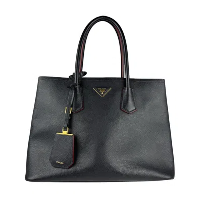 Pre-owned Prada Leather Handbag Shoulder Bag () In Black