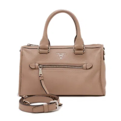 Pre-owned Prada Leather Handbag Shoulder Bag () In Multi