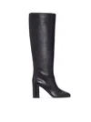 Prada Round-toe Tall Boots In Black